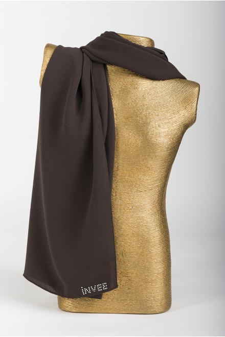 1246 HOT BROWN JAZZ SHAWL