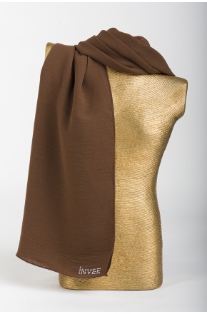 1246 CAZ SHAWL / COCOA COFFEE