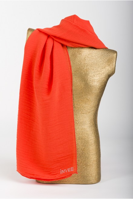 1246 CAZ SHAWL / ORANGE