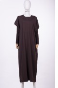 BASIC DRESS / BROWN 5747