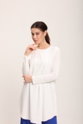 SLEEVE INNER TUNIC /WHITE