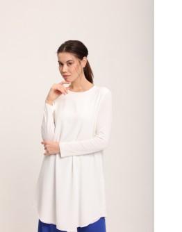 SLEEVE INNER TUNIC /WHITE