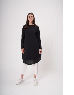 SLEEVE INNER TUNIC / BLACK