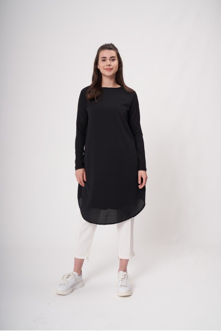 SLEEVE INNER TUNIC / BLACK