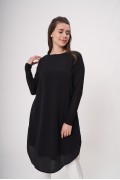 SLEEVE INNER TUNIC / BLACK