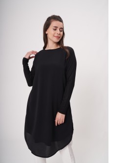 SLEEVE INNER TUNIC / BLACK