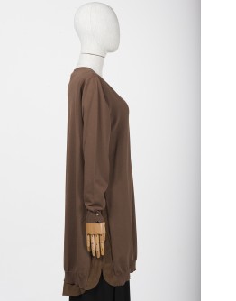 TUNIC / BROWN WITH MILK 5860
