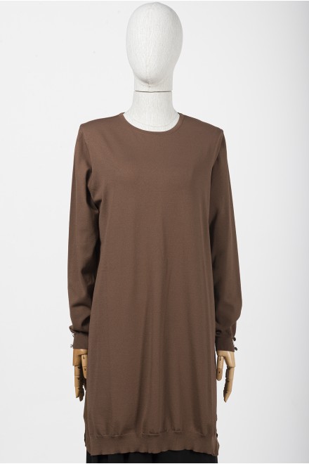 TUNIC / BROWN WITH MILK 5860