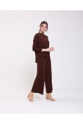 SHORT TUNIC BROWN