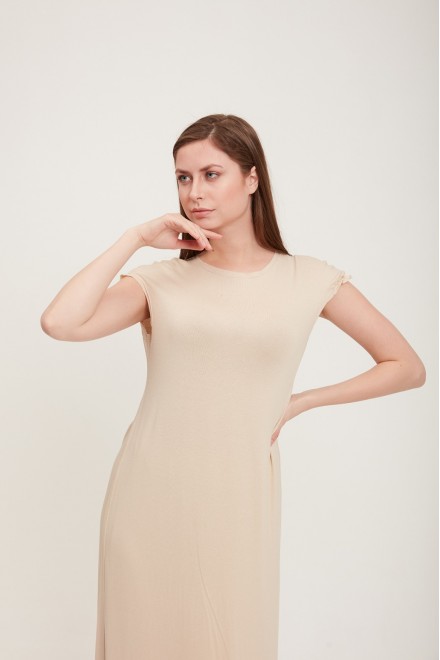 6139 SHORT SLEEVE LINER / BEIGE