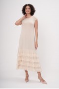 LINING DRESS / BEIGE