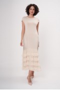 LINING DRESS / BEIGE