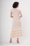 LINING DRESS / BEIGE