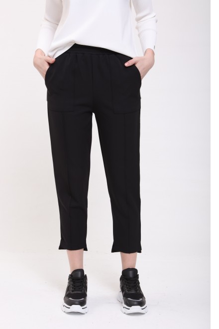  Carrot Trousers Black