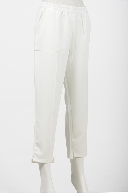 Carrot Trousers White