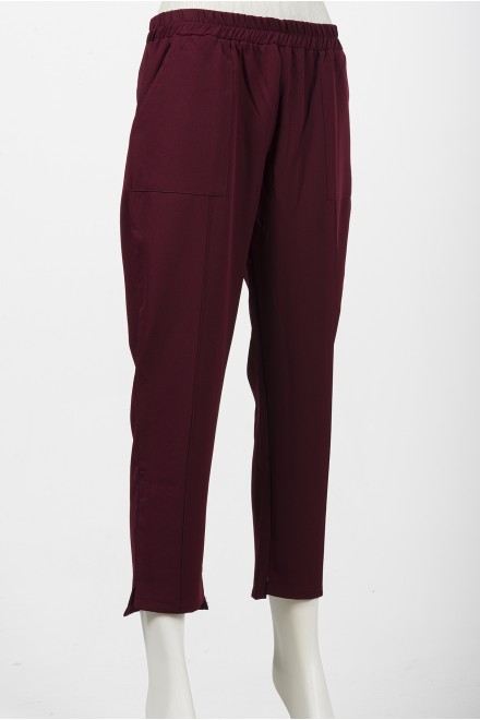 CARROT PANTS / BORDO