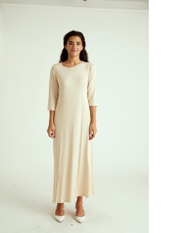 LINING DRESS / BEIGE