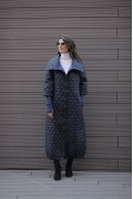 QUILTED COAT /DARKBLUE