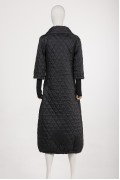 QUILTED COAT / BLACK 6378