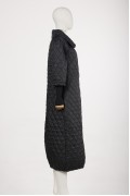 QUILTED COAT / BLACK 6378