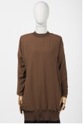 TUNIC / COCOA BROWN