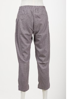 PLAID PANTS / DAMSON