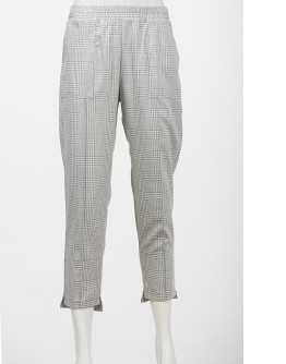 PLAID PANTS / GRAY