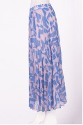 PLEATED SKIRT / BLUE 6706