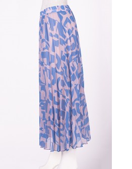 PLEATED SKIRT / BLUE 6706