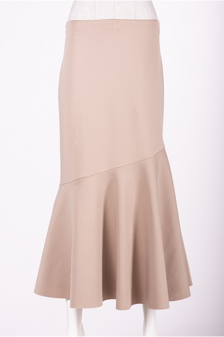 SCUBA SKIRT / BEIGE 6744