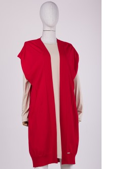 TRİKO YELEK / KIRMIZI 6765