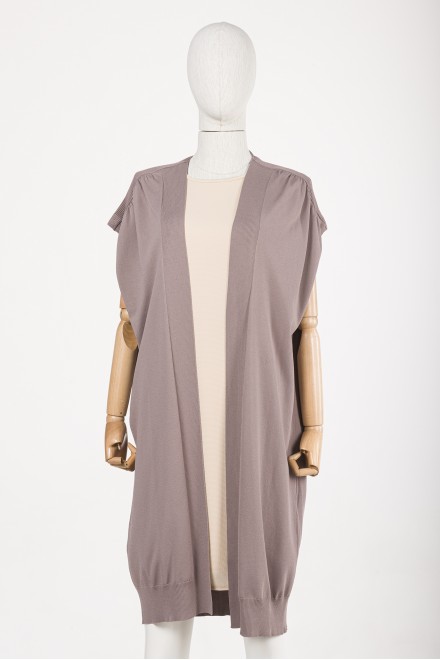 KNITWEAR VEST / MINK 6765