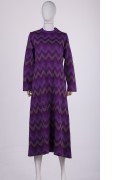 KNITWEAR DRESS/PURPLE 6838