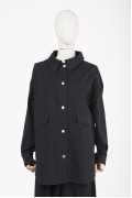 GABARDINE SHIRT / BLACK 6858