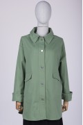 GABARDINE SHIRT / GREEN 6858