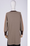 KNITWEAR V TUNIC /BROWN 6766