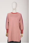 6867 KNITWEAR V TUNIC 6 COLOR OPTIONS