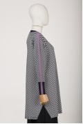 KNITWEAR V TUNIC/ NAVY BLUE 6867