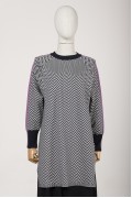 KNITWEAR V TUNIC/ NAVY BLUE 6867