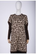 TUNIC / BROWN-BEIGE 6872