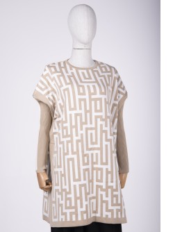 TUNIC / CAMEL - ECRU 6872