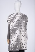 TUNIC / GRAY-ECRU 6872