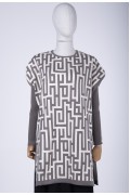 TUNIC / GRAY-ECRU 6872