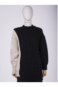 THICK HAIR KNIT/BLACK 6874