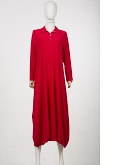 SHALWAR DRESS / RED 6886