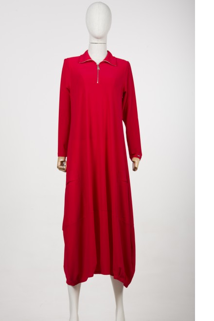  SHALWAR DRESS / RED 6886