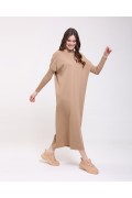 BASIC DRESS - CAMEL