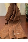 1329 BROWN  LEOPAR SHAWL