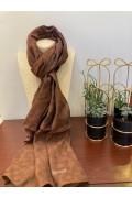 1329 BROWN  LEOPAR SHAWL