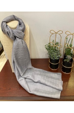 1445 GRAY YOK SHAWL